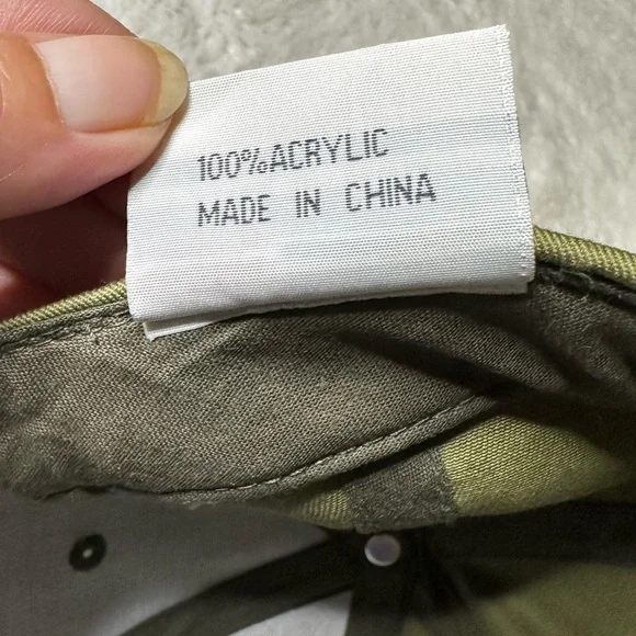 NWOT Camouflage Embroidered FBI Washington, DC Baseball Cap Hat Adult Unisex OS - Picture 10 of 10